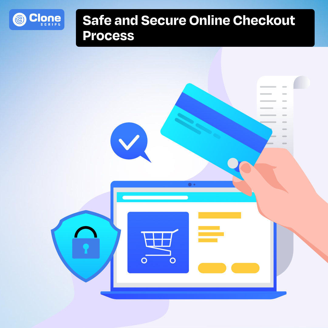 Secure checkout process in grocery website design deliver trust to users for making online payments easily.