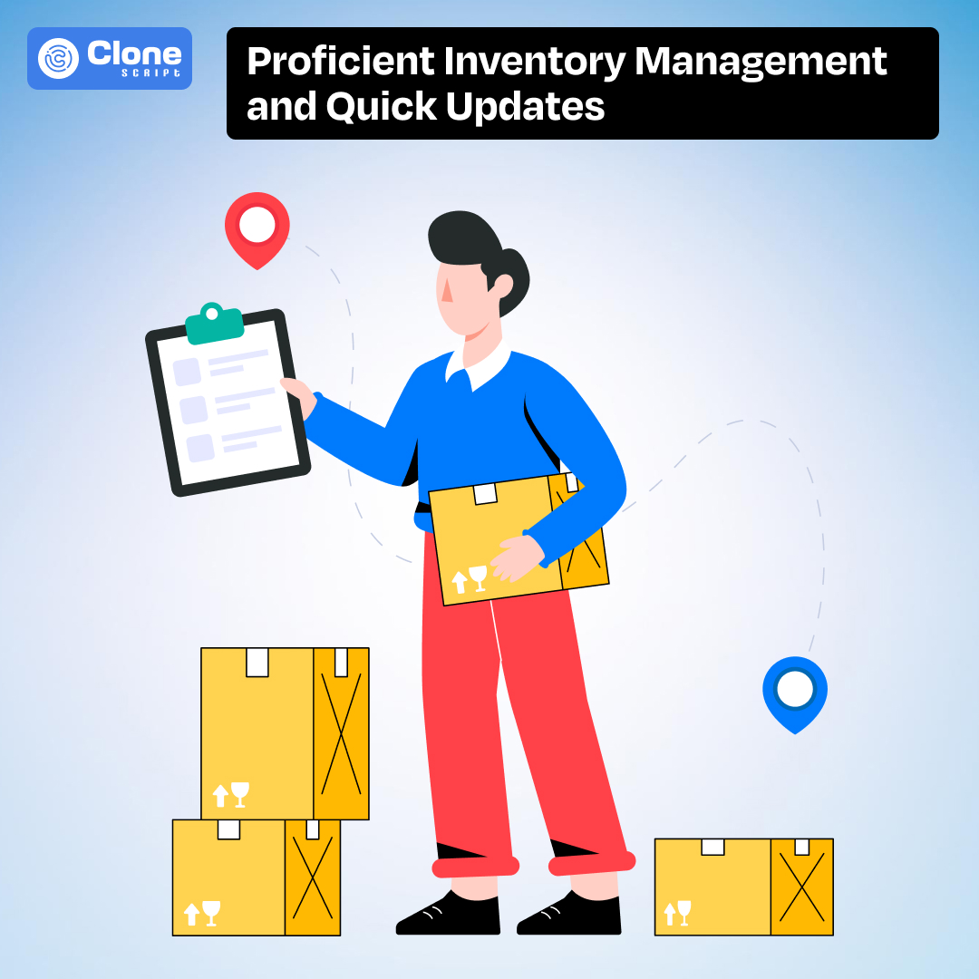 Inventory management and quick updates available through the website dashboard and avoid any conflicts during the online shopping.