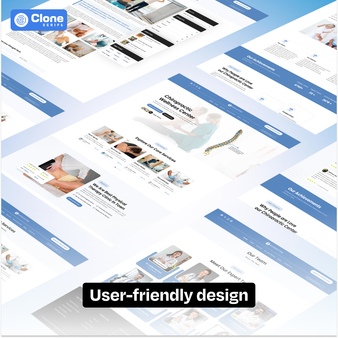 In physiotherapy website template a user-friendly design is important to attract the user attention and you can save time in designing.