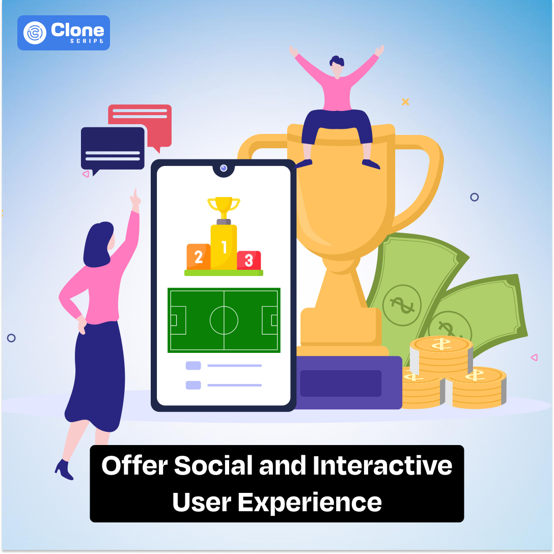 With social and interactive user experience the betting app being the favorite destination for a bettors.