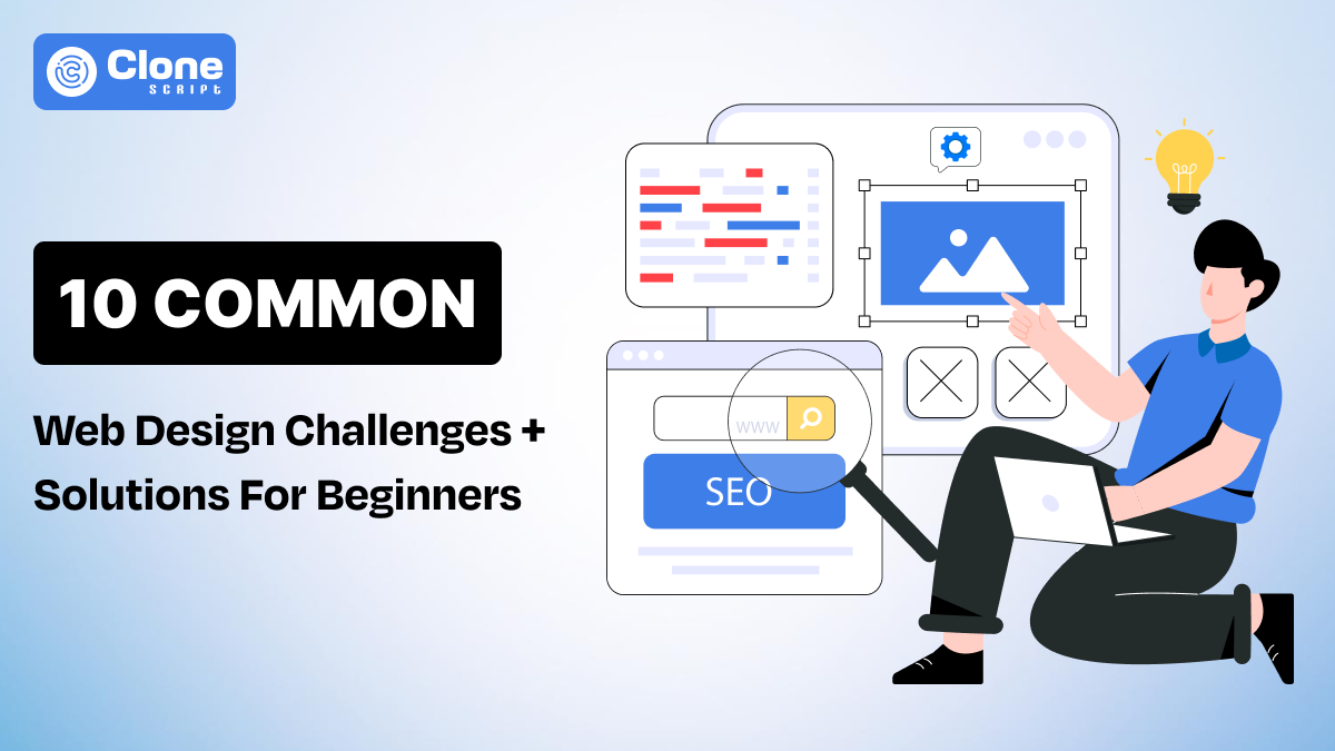Common web design challenges with its solutions to know.