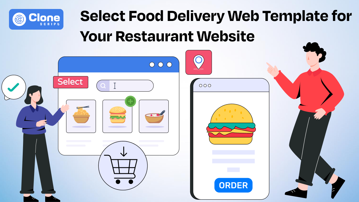 Choosing food delivery website template for making your online restaurant stand out and effective.