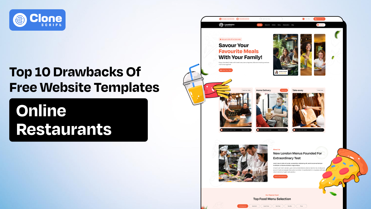 Top 10 Biggest Drawbacks of Choosing a Free Restaurant Website Template Over a Premium One