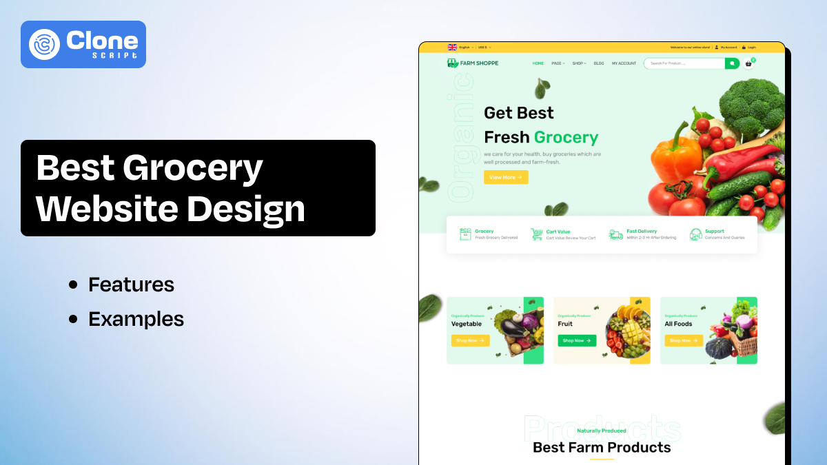 What Makes the Best Grocery Website Design? 10 Must-Have Features and Examples