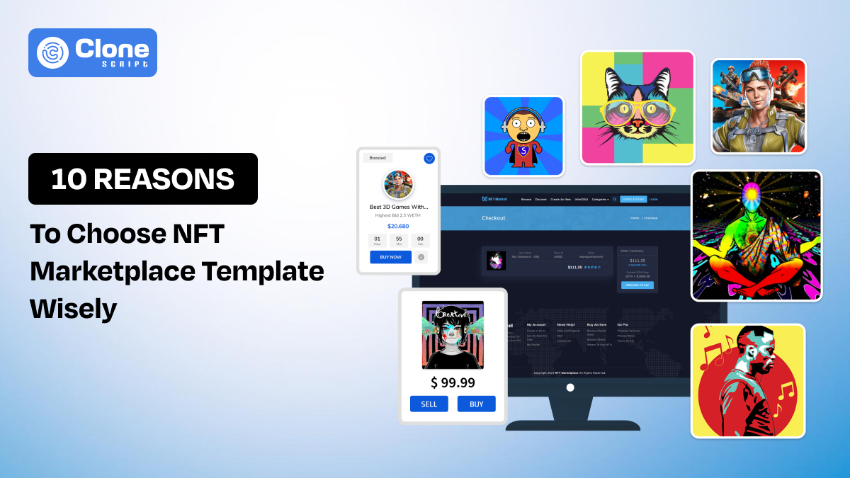 NFT marketplace template is helpful tool to develop entire site without involving in coding and development.