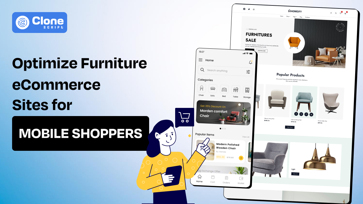 Optimize your furniture e-commerce website for a unified mobile shopping experience.