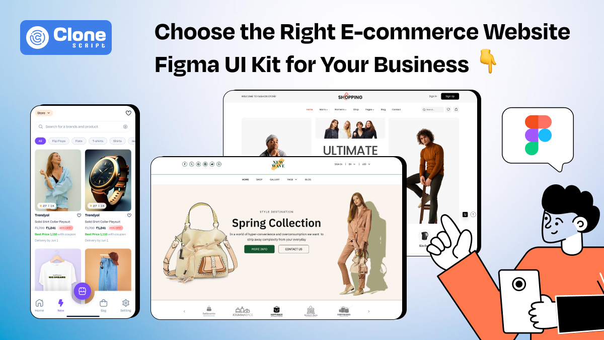 How to Choose the Right E-commerce Website Figma UI Kit for Your Business