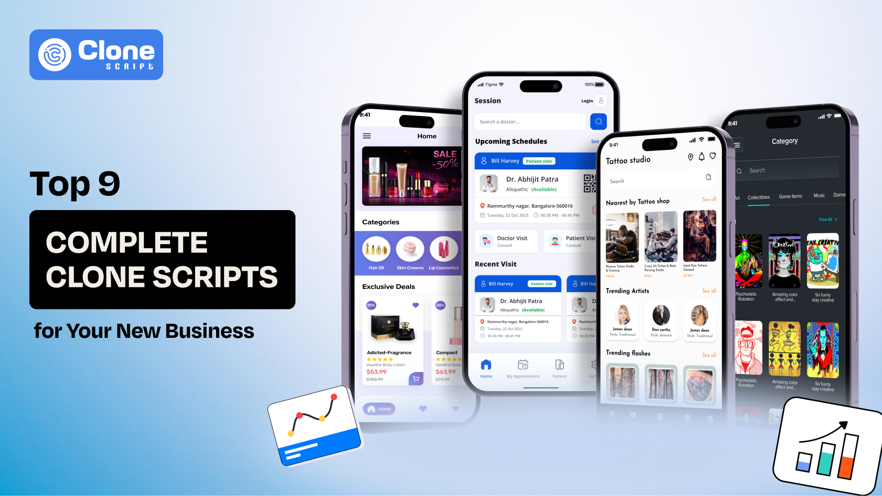 Top 9 Ready-Made Complete Clone Scripts for Your New Business
