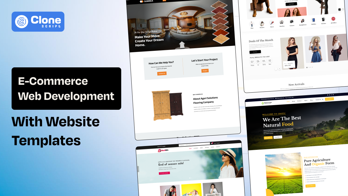 How a Website Template Can Be Useful in E-commerce Web Development