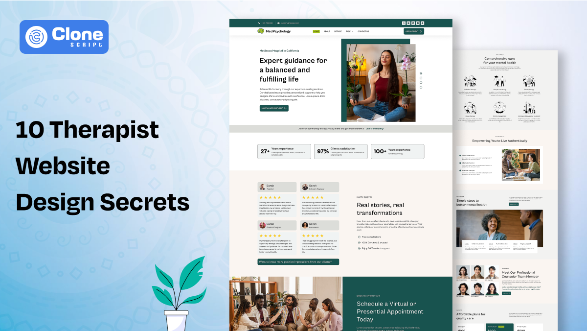 10 Therapist Website Design Secrets: Convert Visitors into Valued Patients