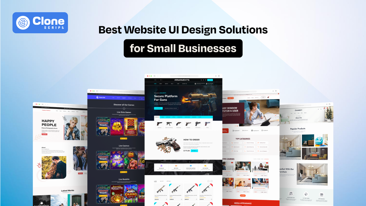 6 Best Website UI Design Solutions for Small Businesses