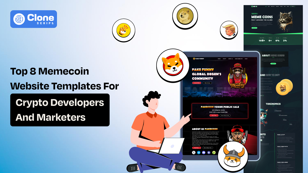 Top 8 Meme Coin Website Templates for Crypto Developers and Marketers