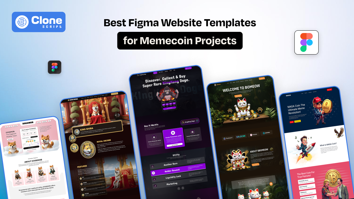 10 Best Figma Website Templates for Meme Coin Projects in 2025