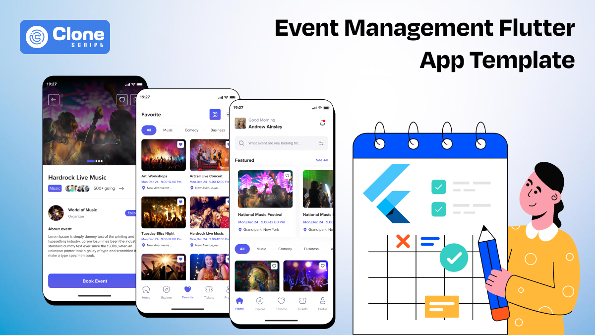 Event Management App Template in Flutter - Ready to Launch