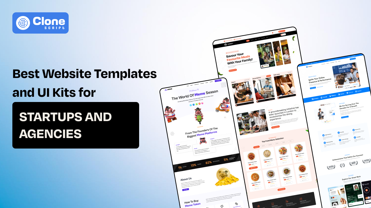 Best Website Templates and UI Kits for Startups and Agencies