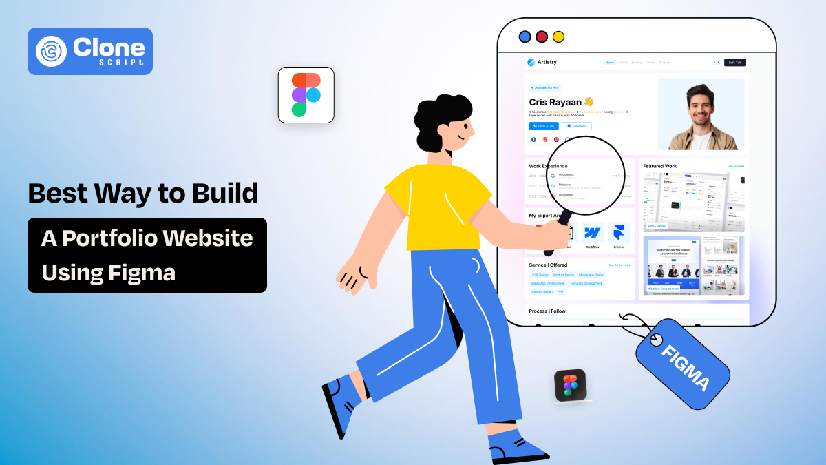 Best Way to Build a Portfolio Website Using Figma