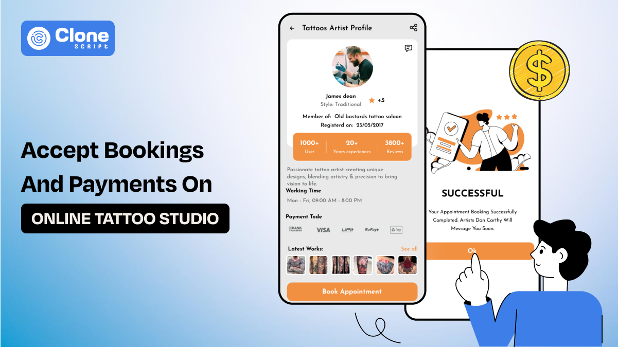How to Accept Bookings & Payments on Your Online Tattoo Studio