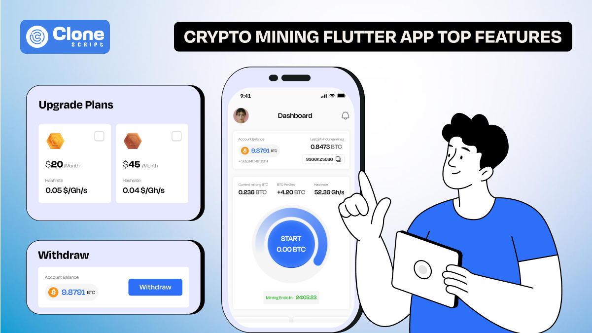 Top Features to Add in a Secure Crypto Mining Flutter App