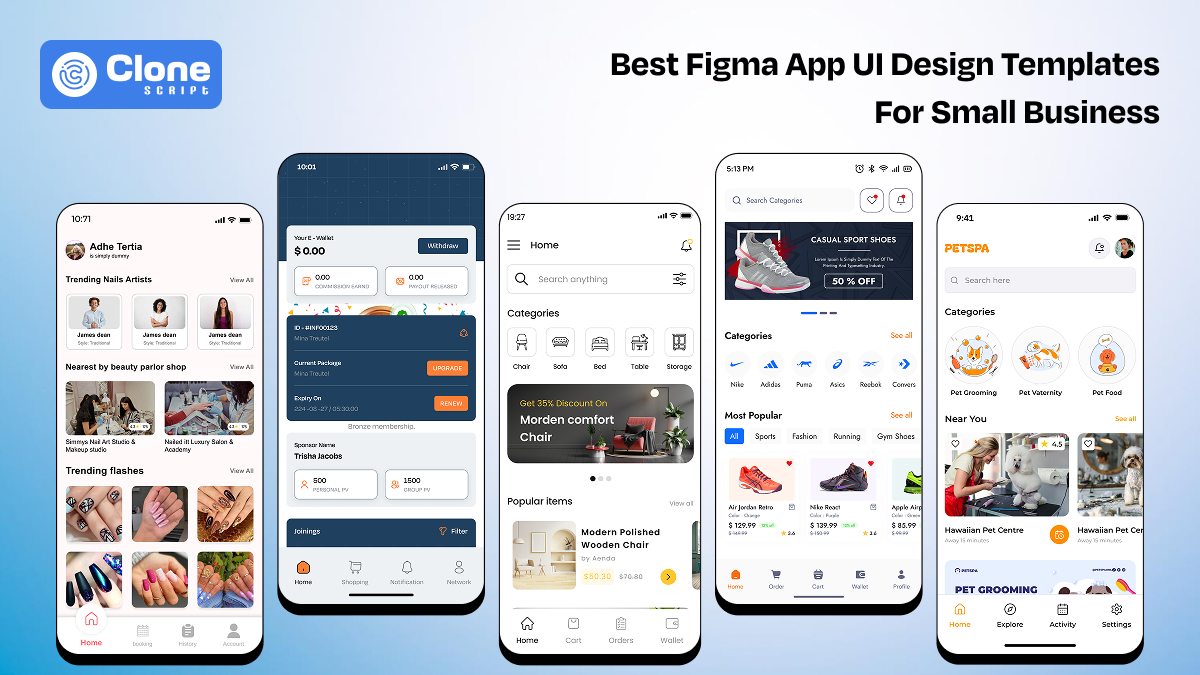 The 10 Best Figma App UI Design Templates to Grow Your Small Business