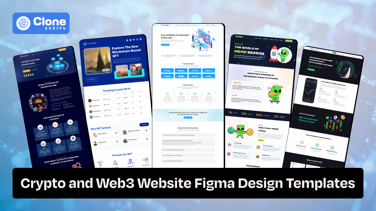 7 Ready-to-Use Figma Templates That Simplify Crypto Web Design