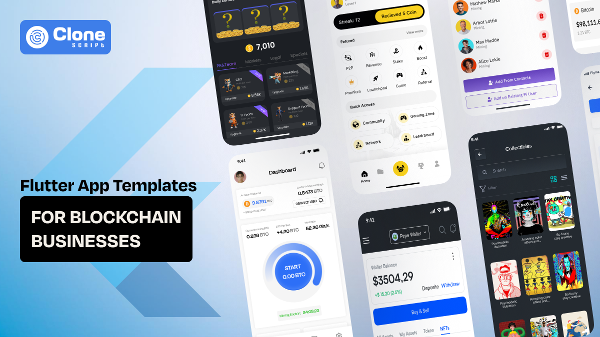 7+ Blockchain App Templates Built with Flutter Framework