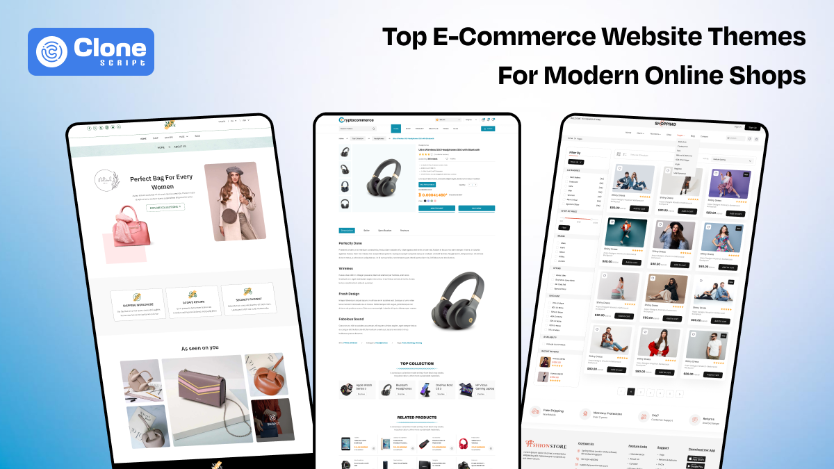 Top 9 Stunning E-commerce Website Themes for Modern Online Shops