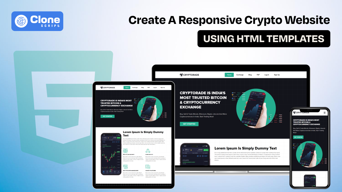How to Build a Responsive Crypto Site with an HTML Template
