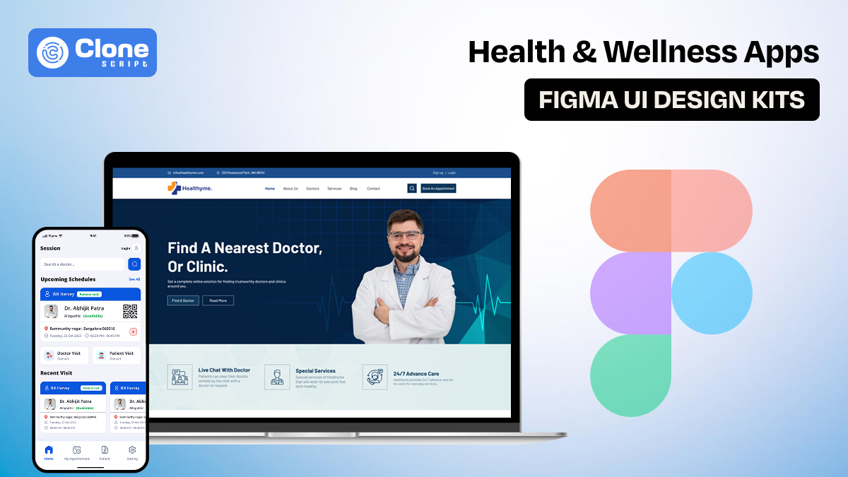 The Best Figma UI Kits for Designing Health & Wellness Apps in 2025