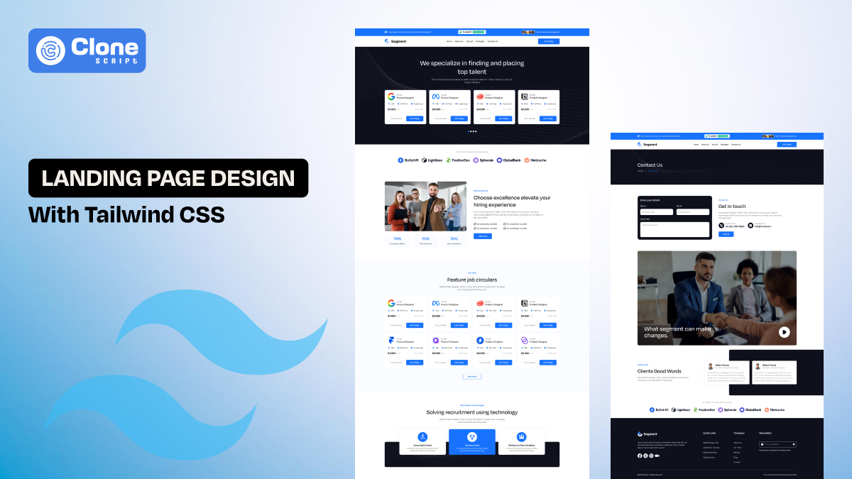 How to Design a Landing Page in Minutes with Tailwind CSS