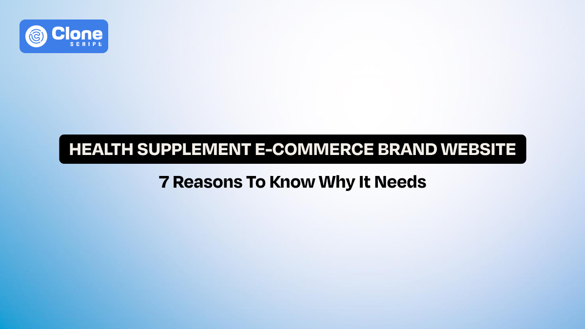 Why Every Health Supplement Brand Needs a Professional Website