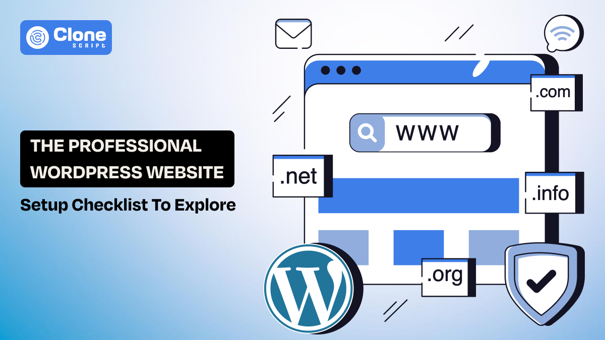 Checklist for WordPress website setup to start a platform and appearing in search results by improving online presence.