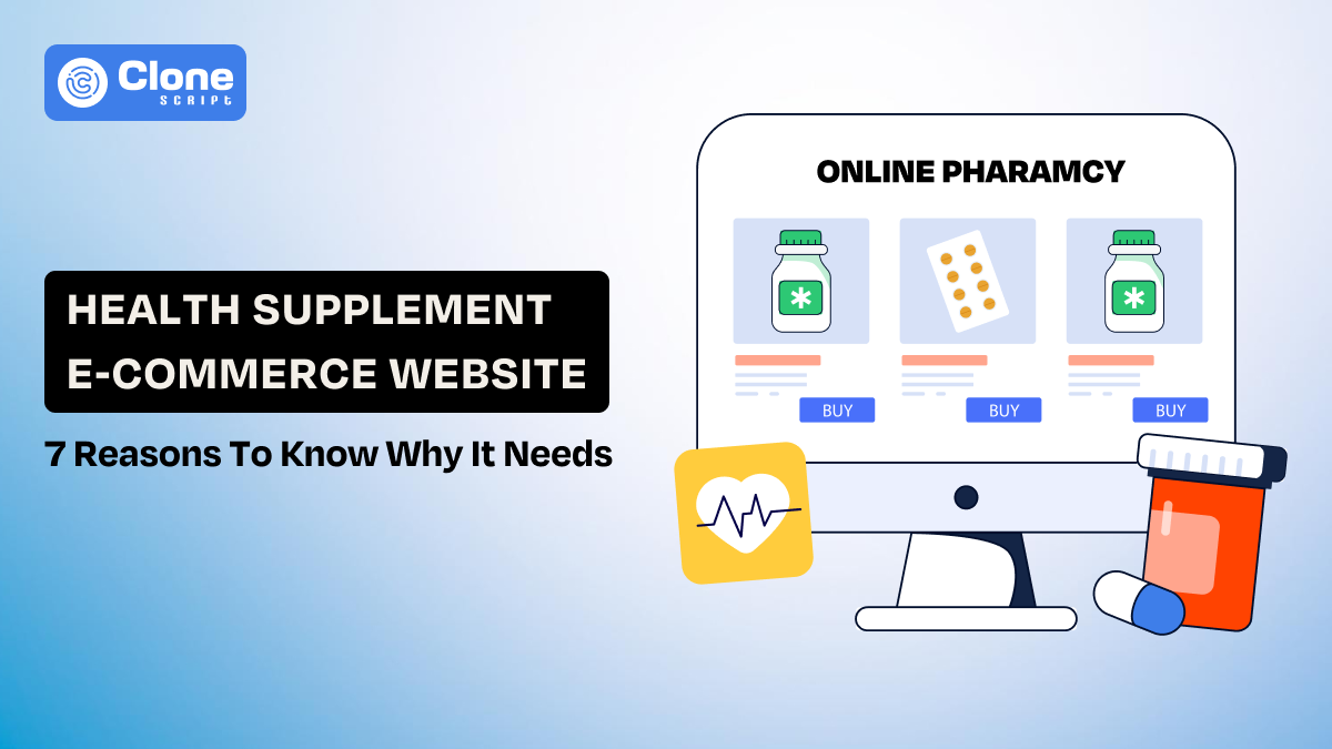 Reasons to know why health supplement websites need to grow an e-commerce brand.