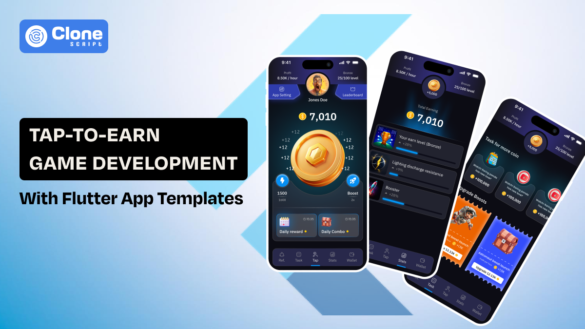 How to Build a Tap To Earn (T2E) Game With Flutter App Templates?