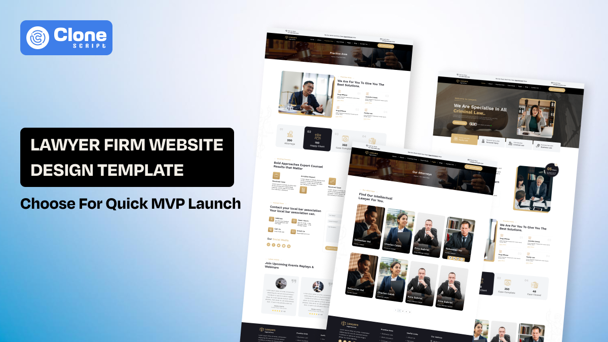 Lawyer Firm Website Design Template: Why to Choose for Quick MVP Launch