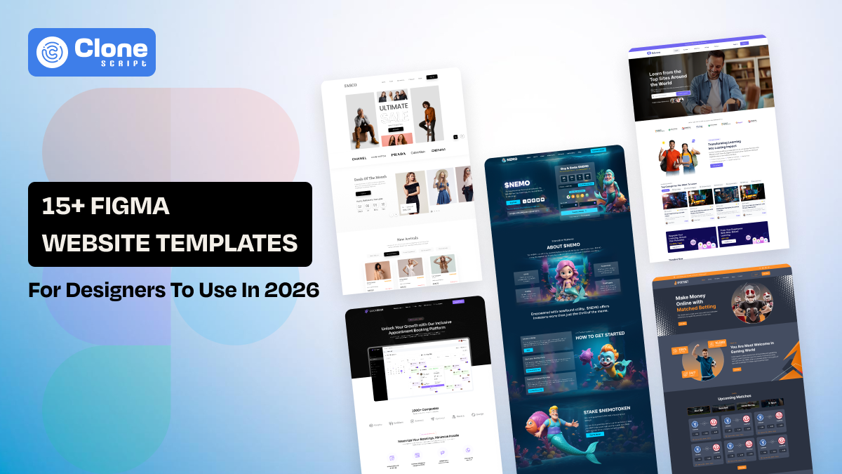 15+ Best Figma Website Templates for UI Designers to Use in 2026