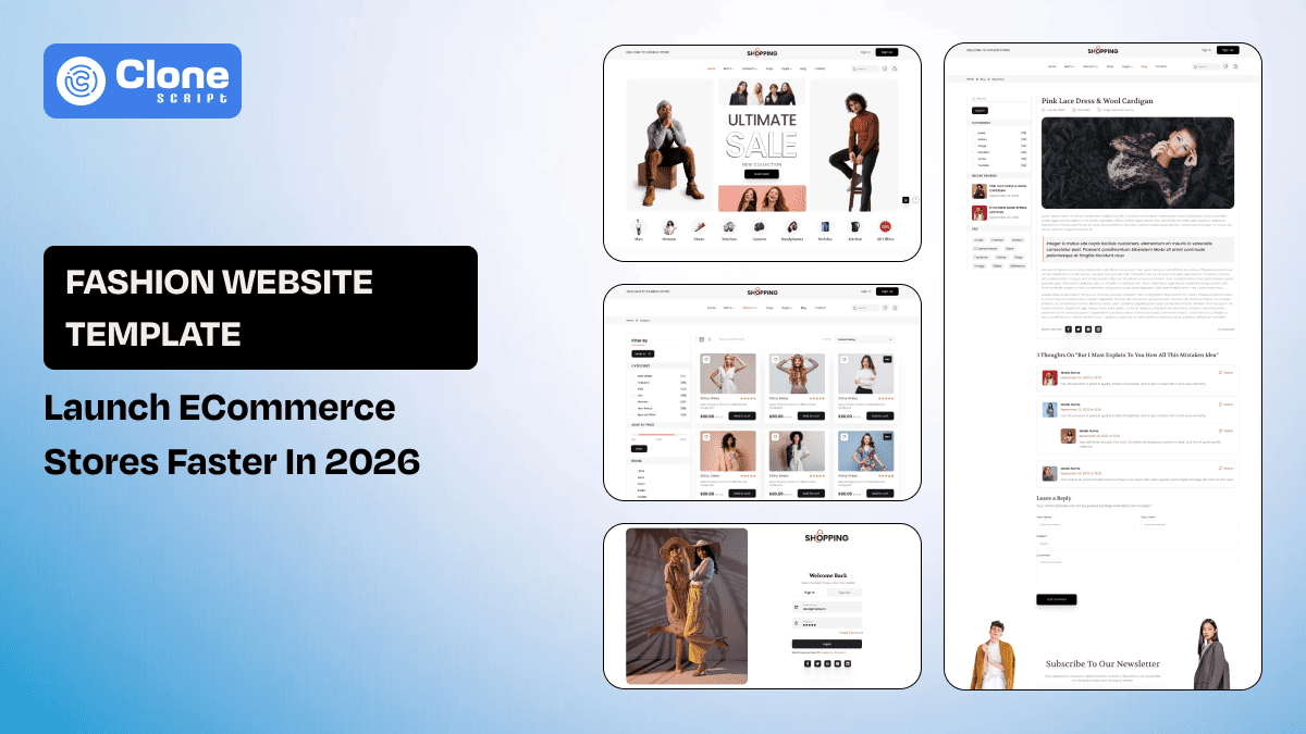 Fashion Website Template: Launch High-Converting E-commerce Stores Faster in 2026