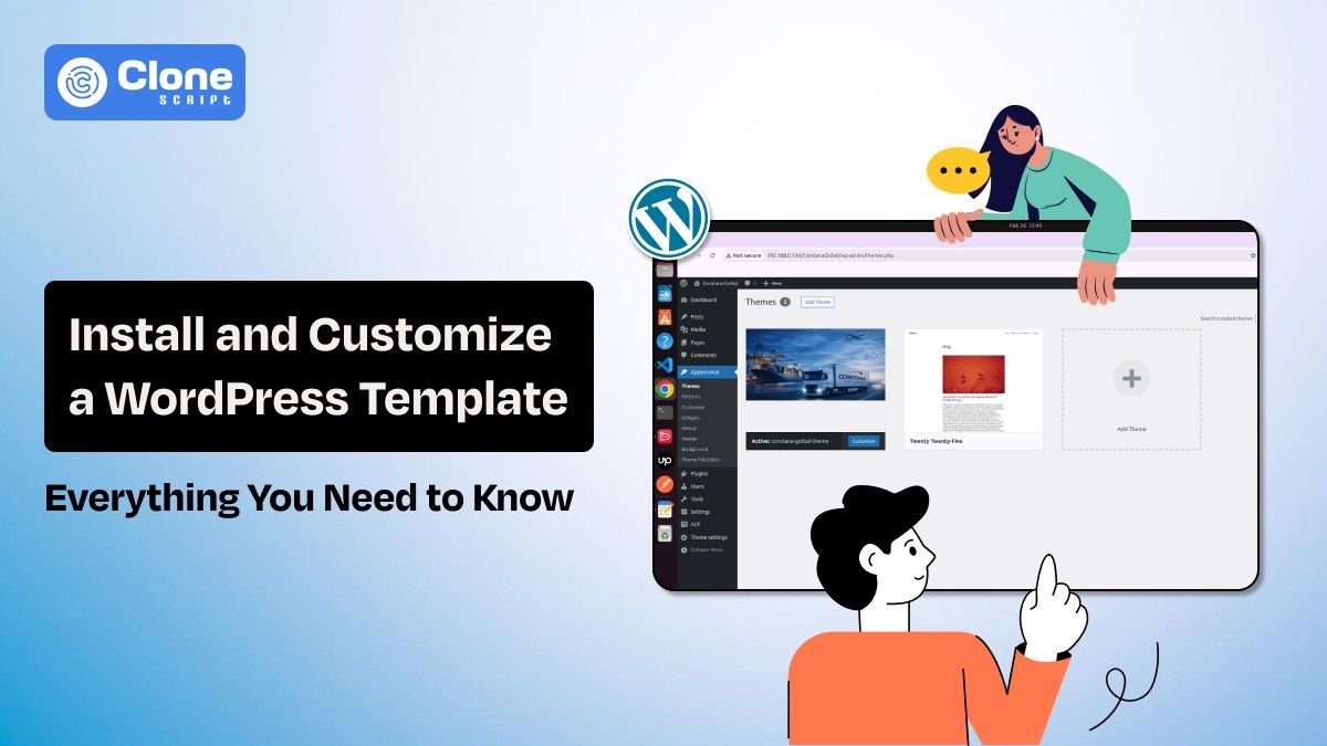 How to Install and Customize a Website Template in WordPress with Ease and Security
