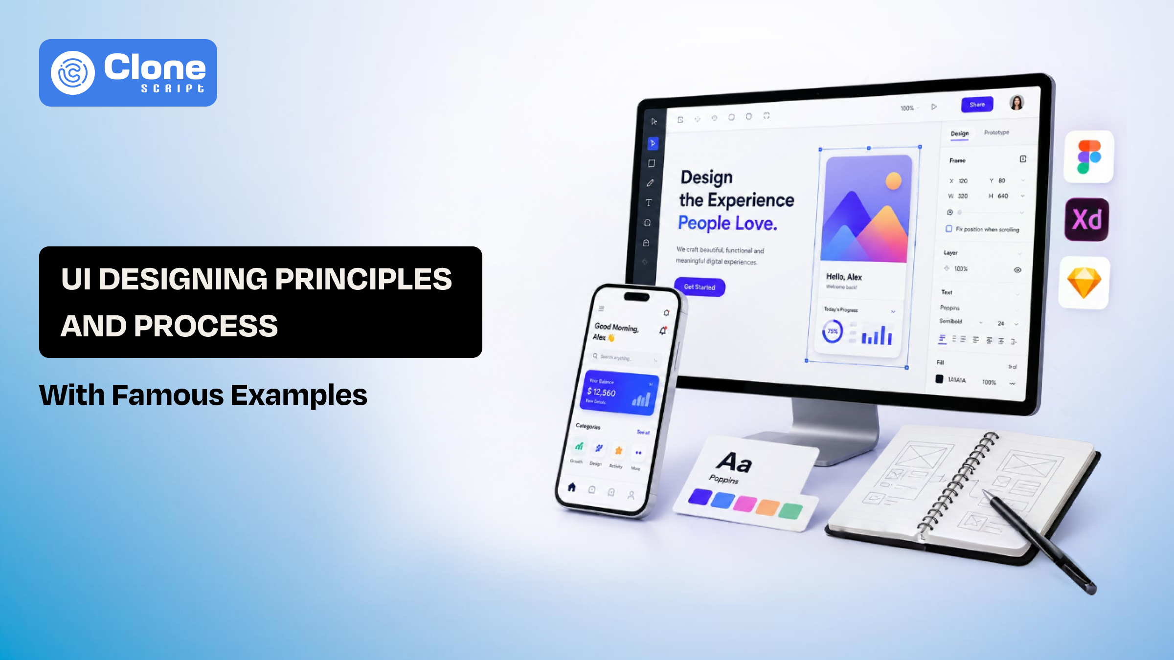UI Designing: Principles, Process & Famous Examples Complete Guide