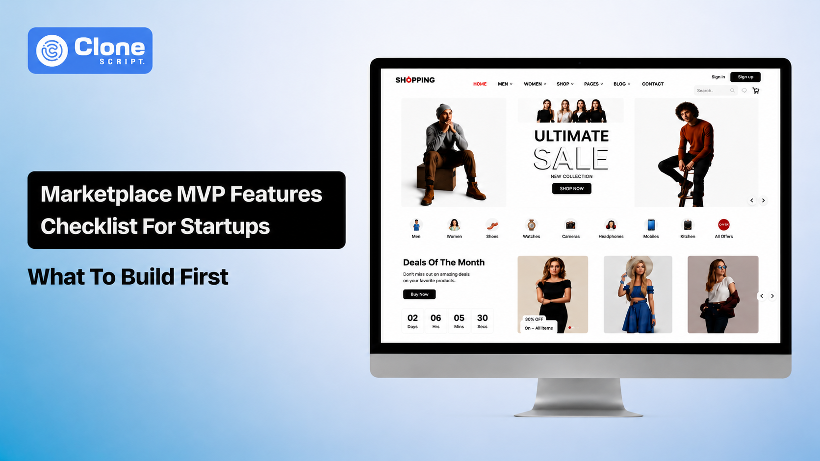 Marketplace MVP Features Checklist for Startups: What to Build First