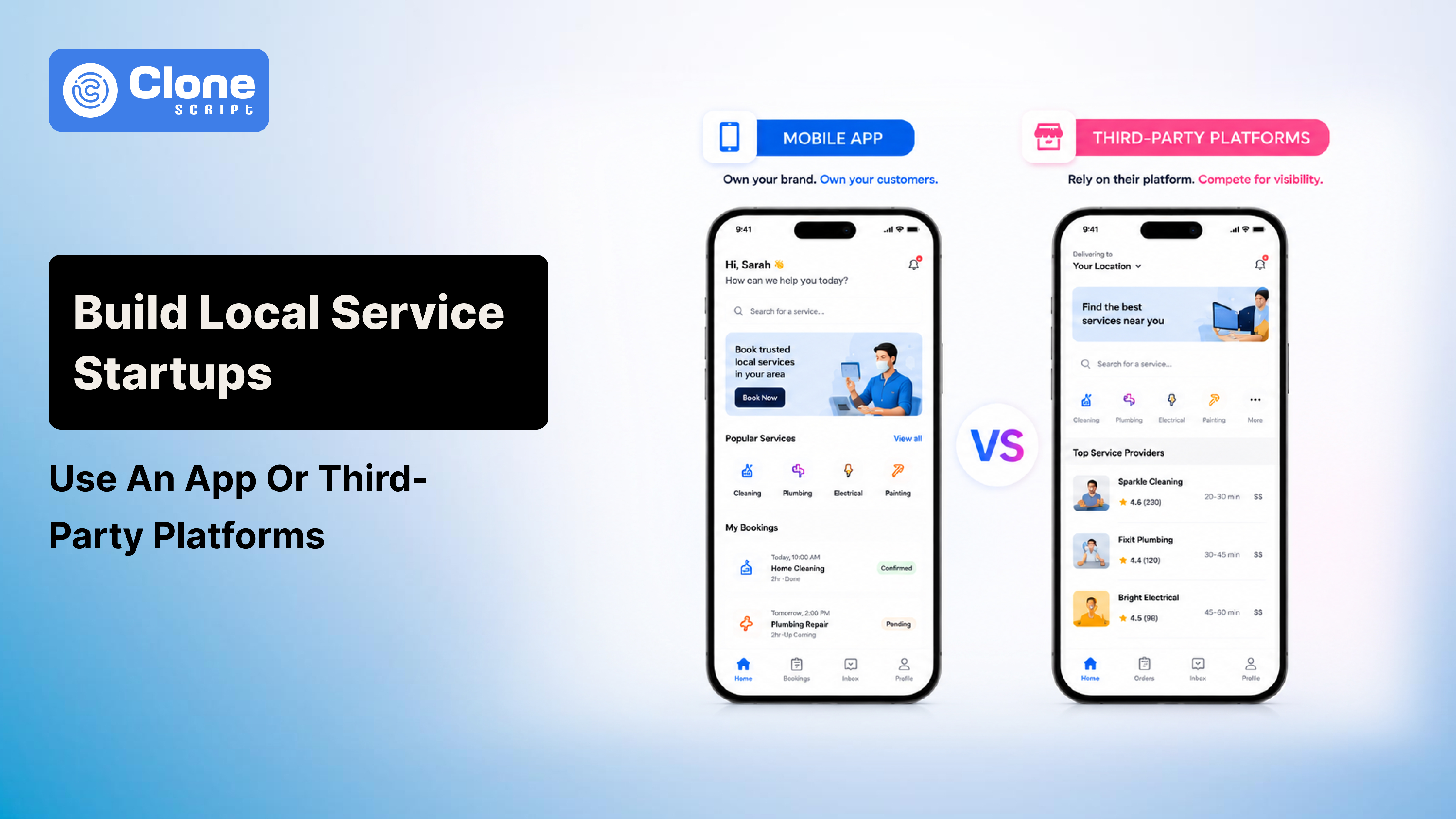 Should Local Service Startups Build an App or Use Third-Party Platforms First