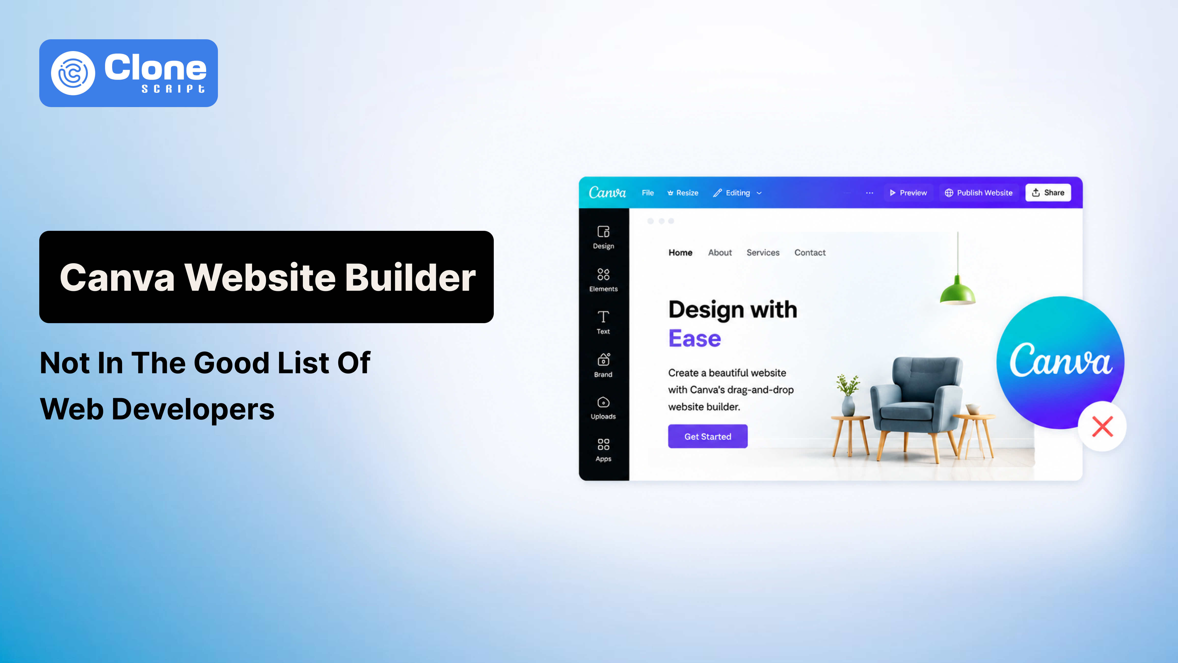 Why is Canva Website Builder not on the Good List of Web Developers