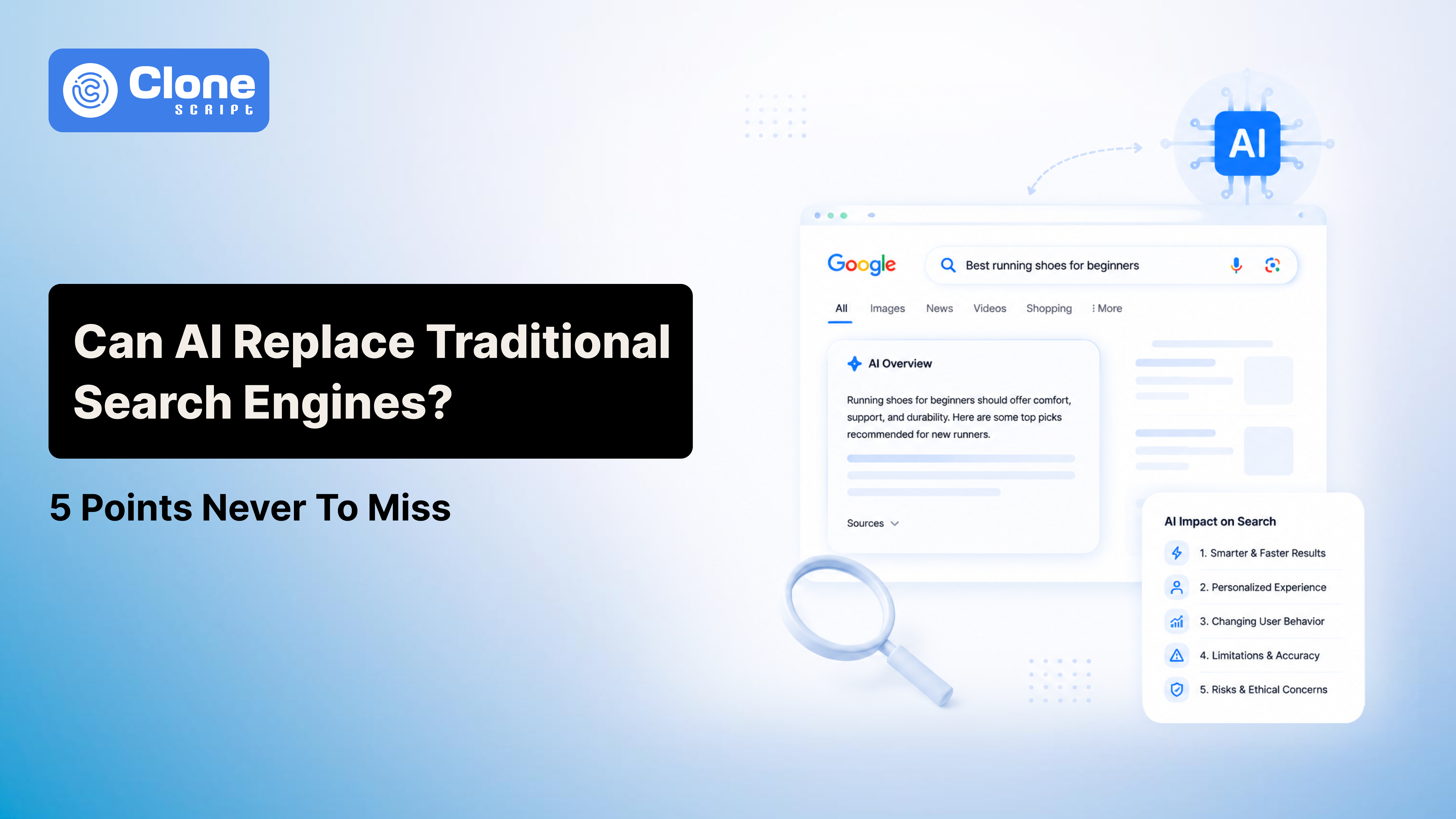 Can AI Replace Traditional Search Engines? 5 Points Never to Miss