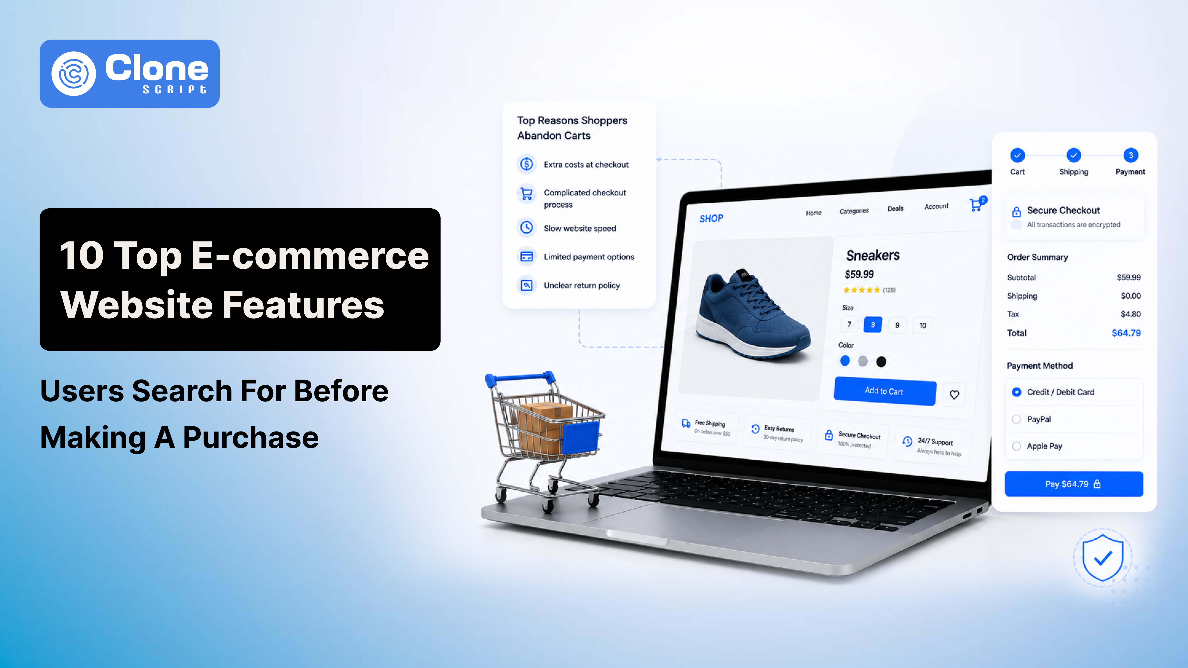 10 Top E-commerce Website Features Users Search for Before Making a Purchase
