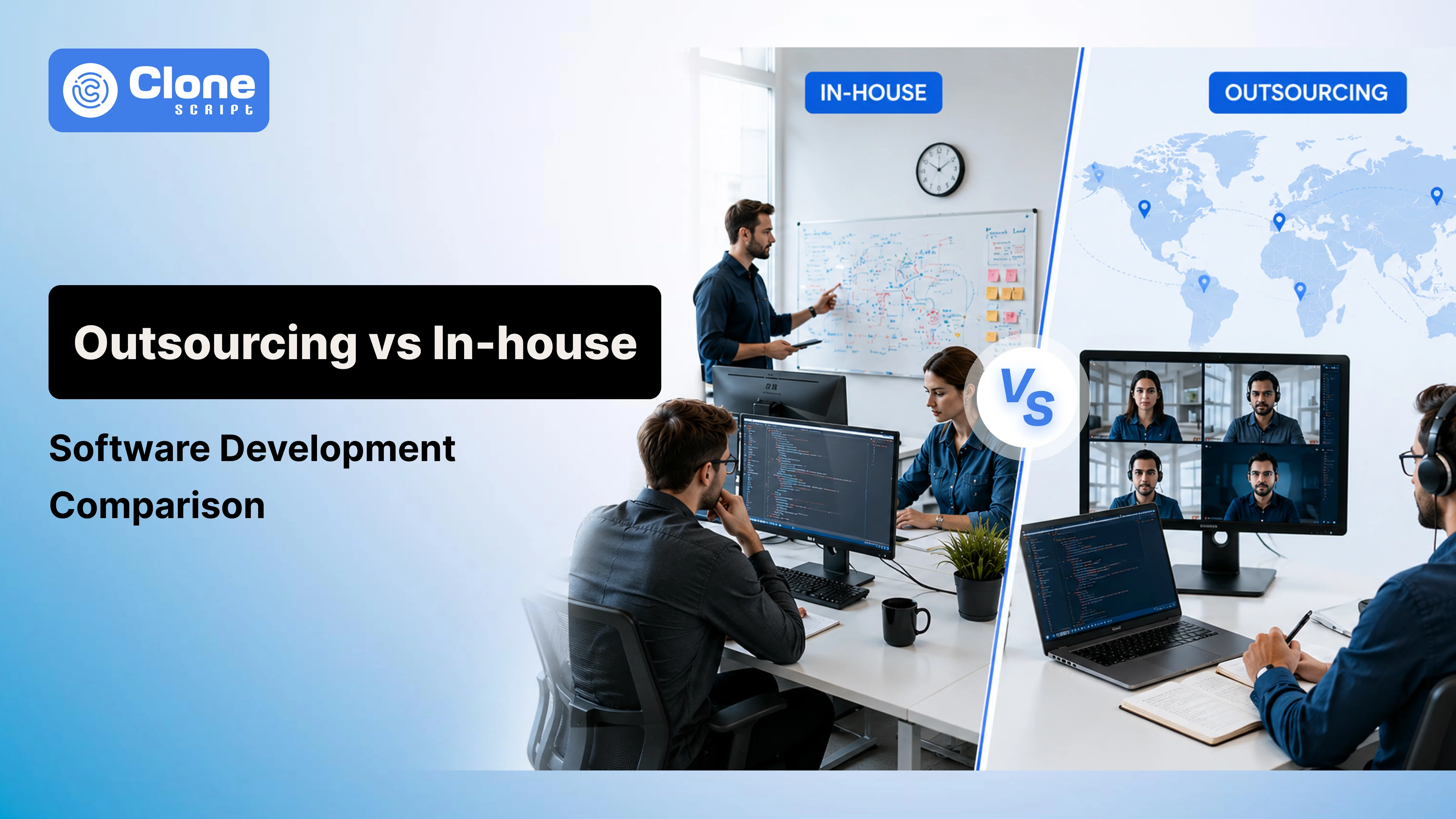 Outsourcing vs In-house Software Development Process Comparison
