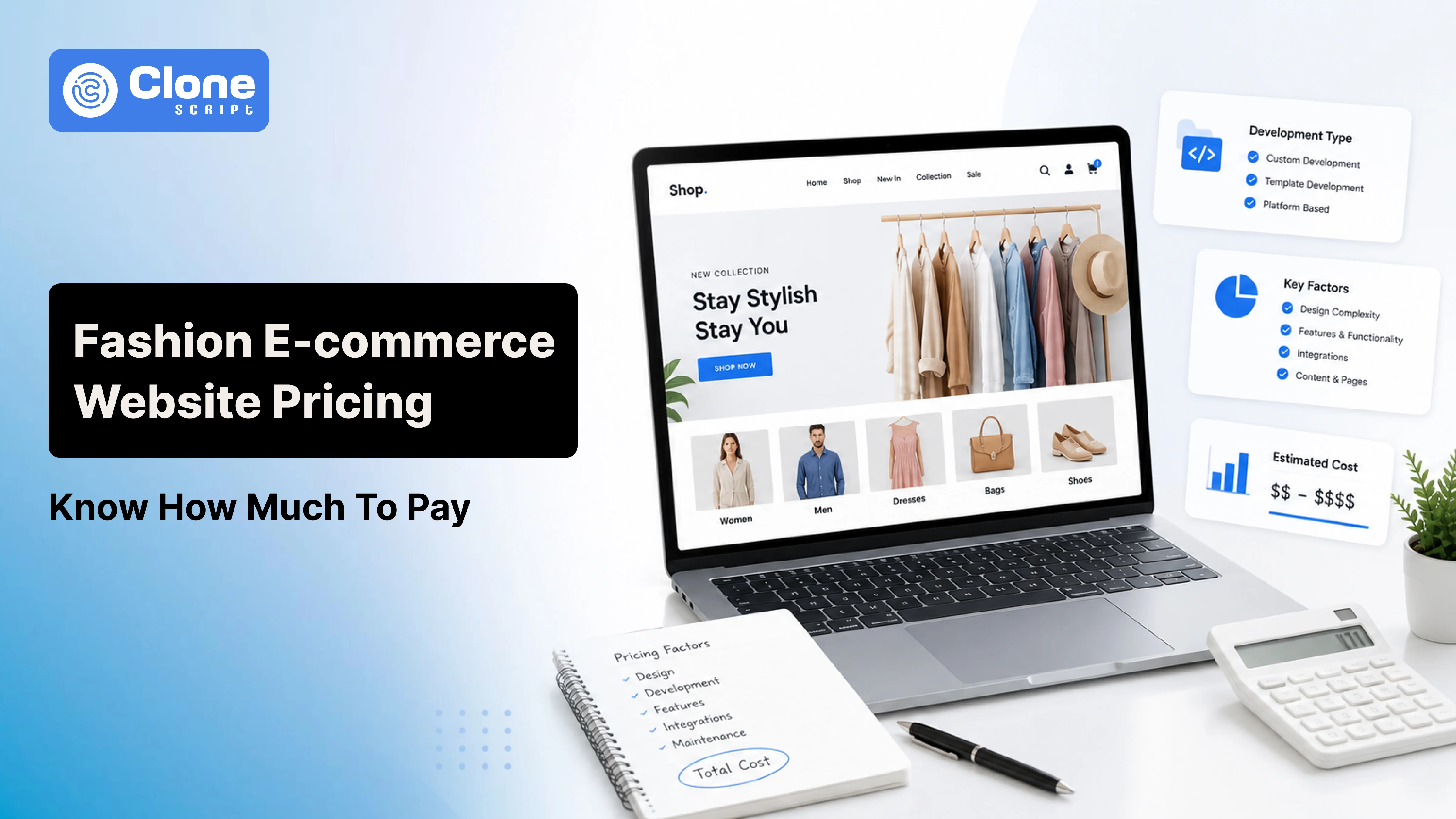 Fashion Clothing E-commerce Website Development Cost