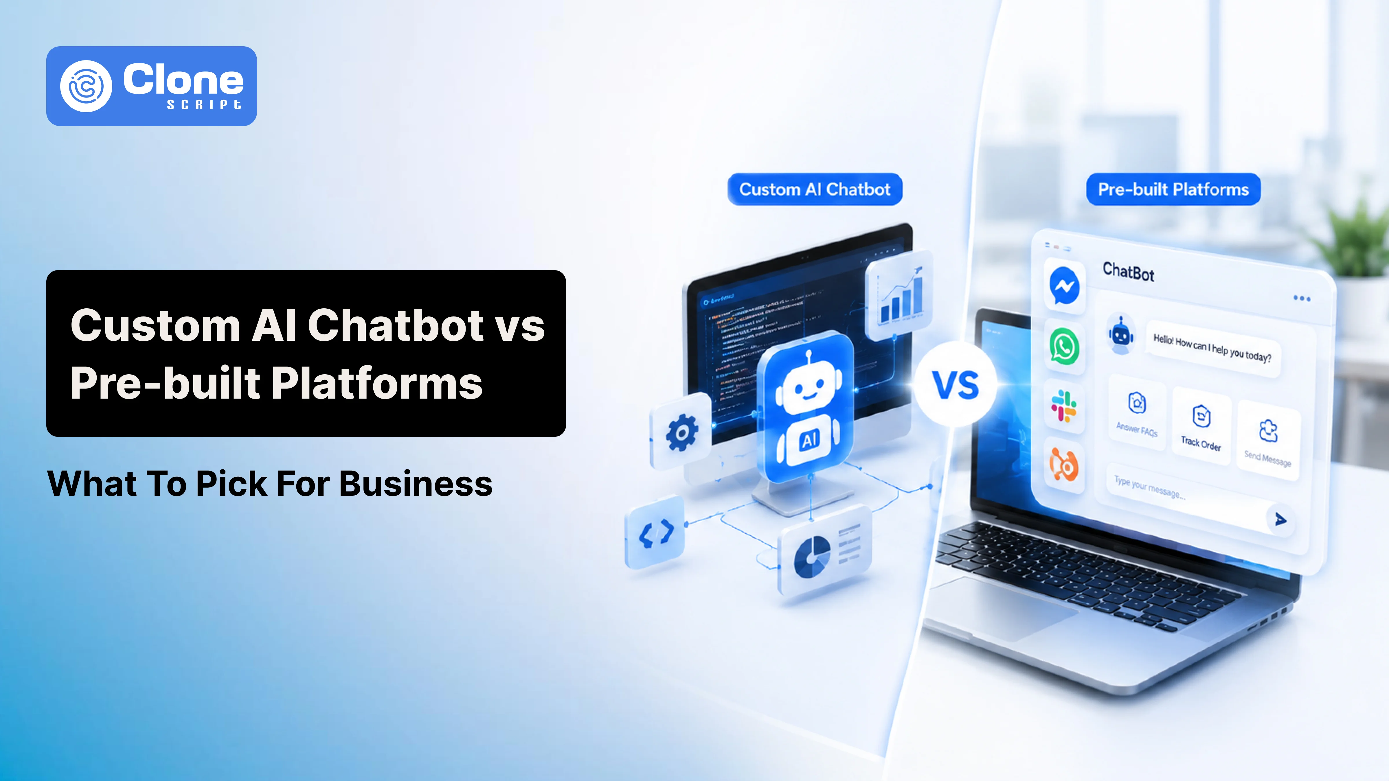 Custom AI Chatbot Development Vs. Pre-built Solutions: Choose the Best