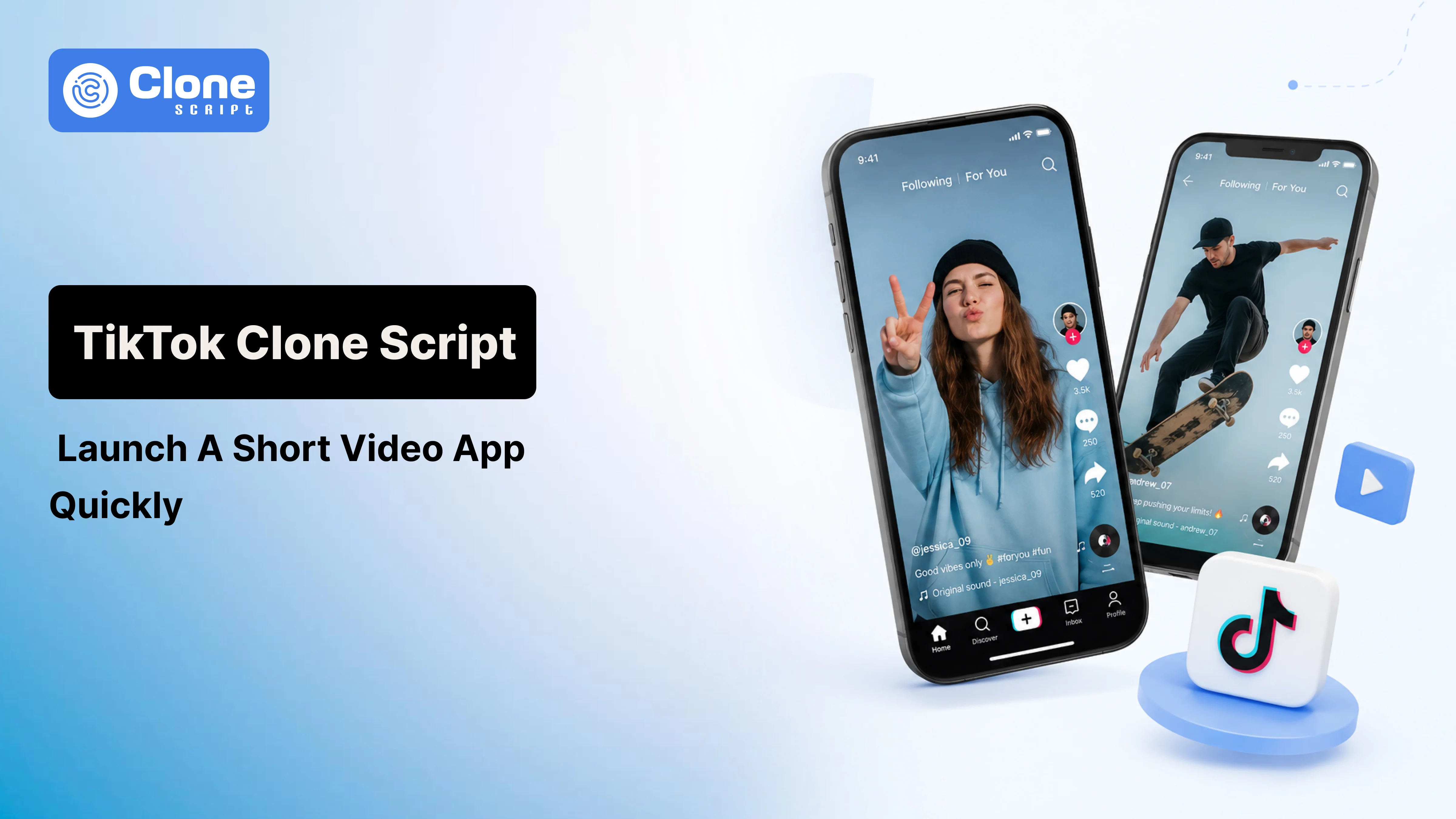 TikTok Clone Script: Features, Cost, Benefits & Complete Development Guide