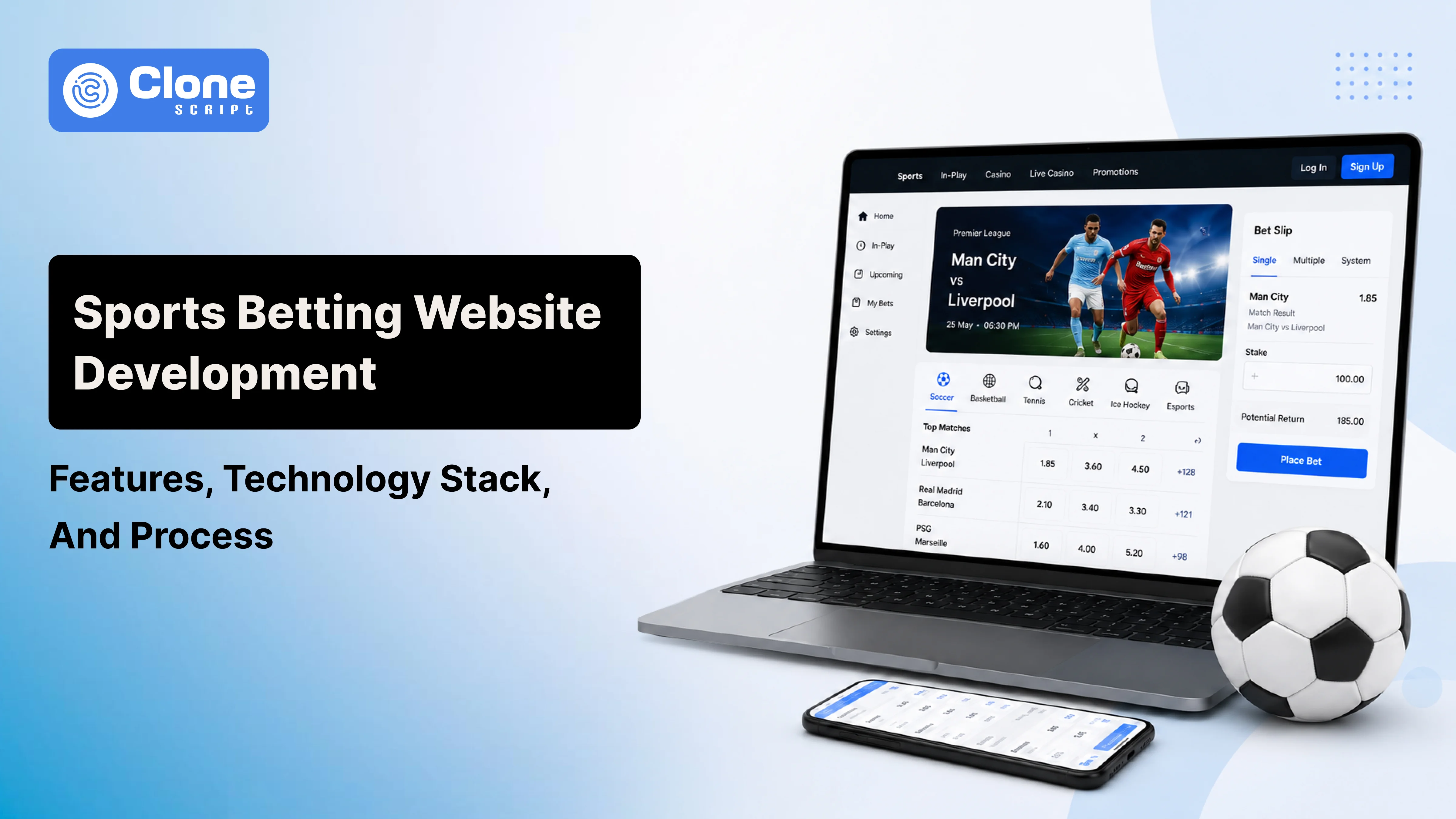 Sports Betting Website Development: Features, Technology Stack, and Process