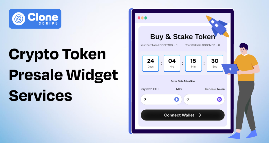 Crypto Token Presale Widget Integration Freelance Services